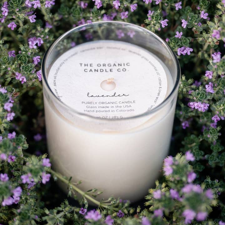 Classic Organic Candle – 10oz – The Organic Candle Co. for wholesale by Merrely