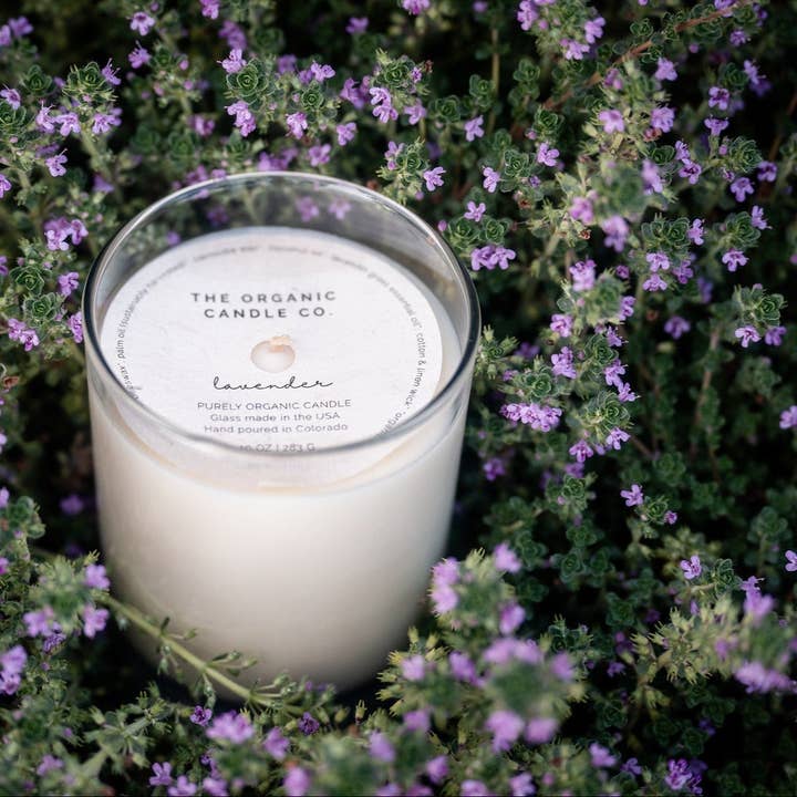 Classic Organic Candle – 10oz – The Organic Candle Co. for wholesale by Merrely