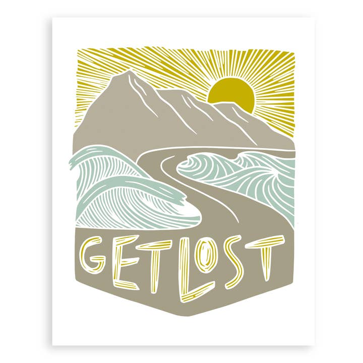 Get Lost Print for wholesale by Woosah Outfitters