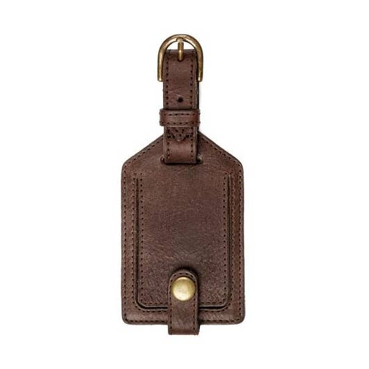 Kampagne Læder Bagage Tag for engroshandel hos Mission Mercantile Leather Goods