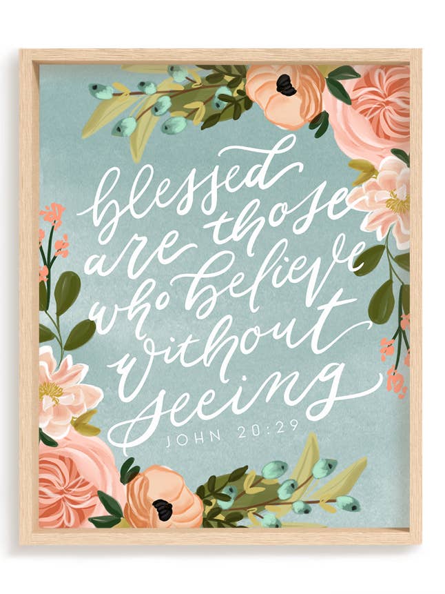 Stampa John 20:29 per la vendita all'ingrosso da parte di Loveall Design Co.