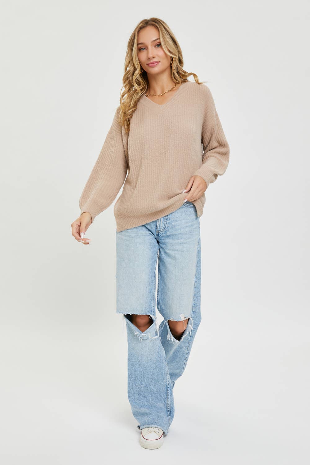 Sweet Lovely by Jen - Wholesale Knit Sweater - Women's -  EVERYDAY CASUAL  SWEATER22