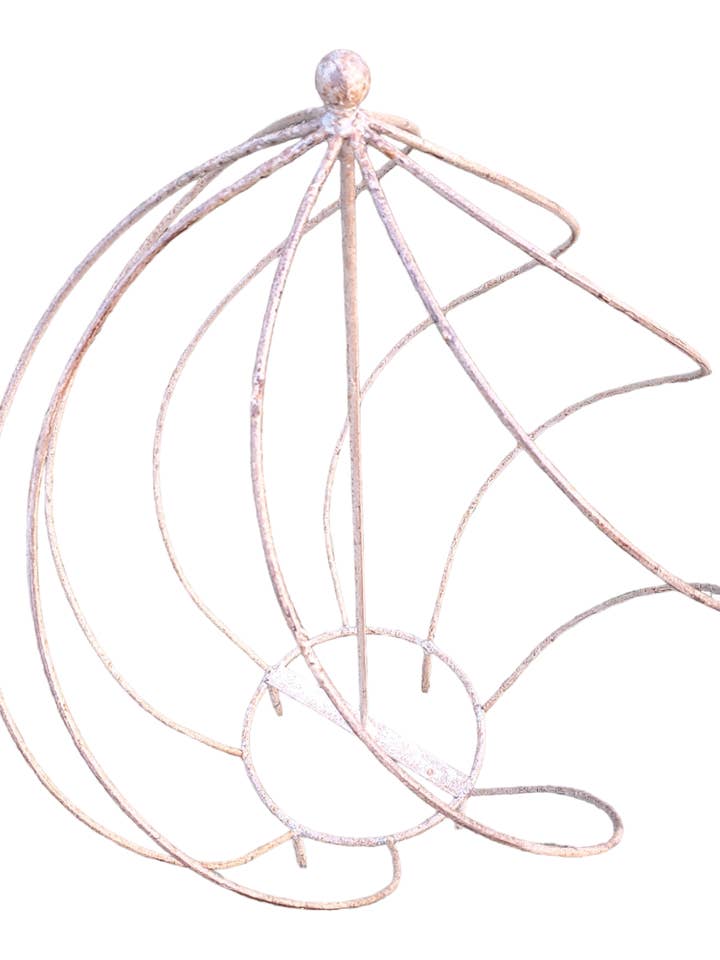 Twist Topiary with Cast Ball On Top for wholesale by Garden Iron And More