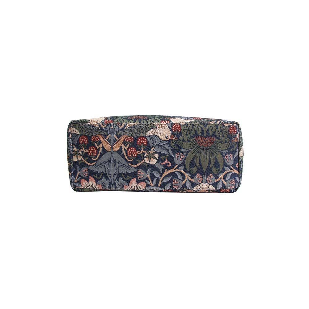 Signare Tapestry - Wholesale Shoulder Bag - Women's - William Morris Strawberry Thief Blue - Hobo Bag6