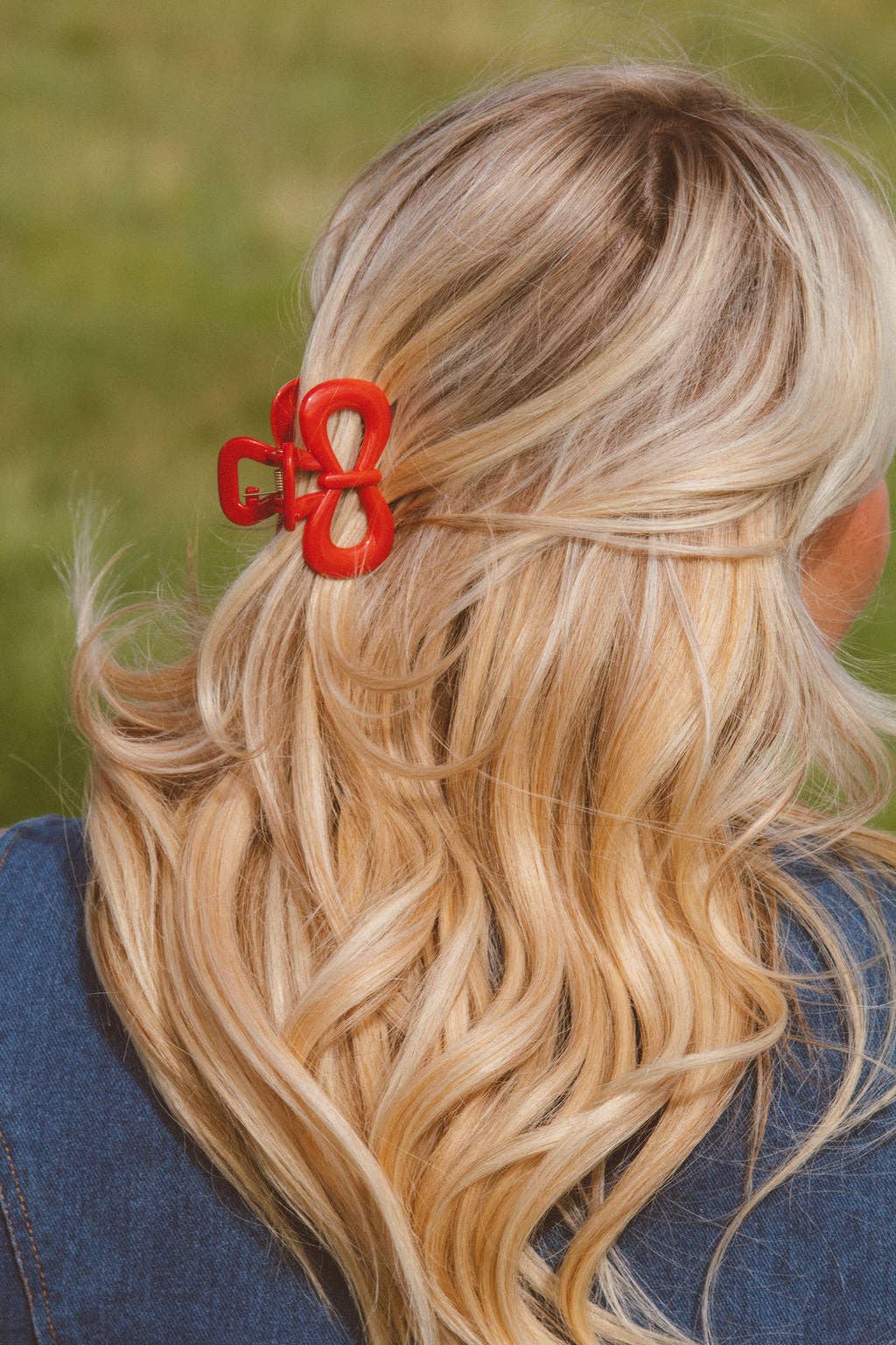 Shop Andi - Wholesale Hair Clip - Women's - Cherry Red Bow Claw Clip