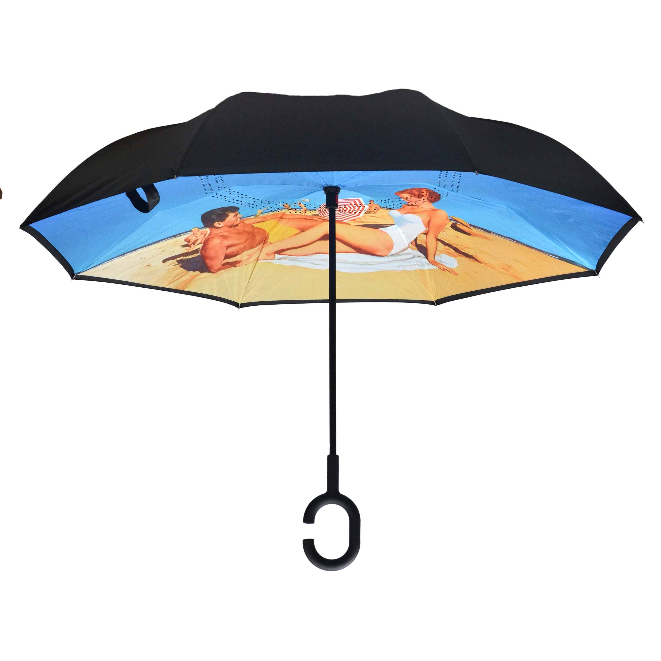 Calla Products – wholesale Paraply - Unisex – Inverterat paraply – Topsy Turvy-design, unika tryck31