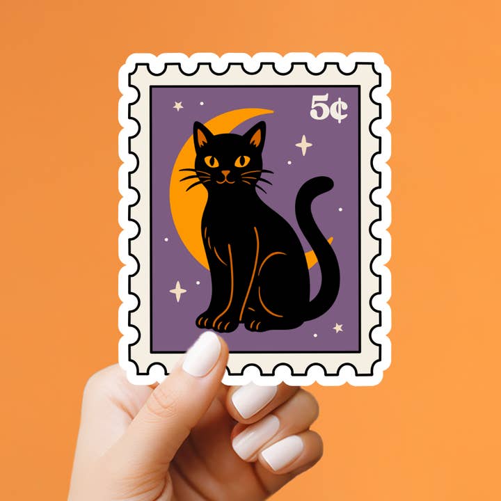 Cat Stamp Sticker for wholesale by Market by Mari