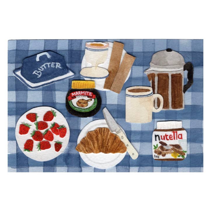 Mimi Dickson - Wholesale Everyday Greeting Card - A morning in January, Greetings Card