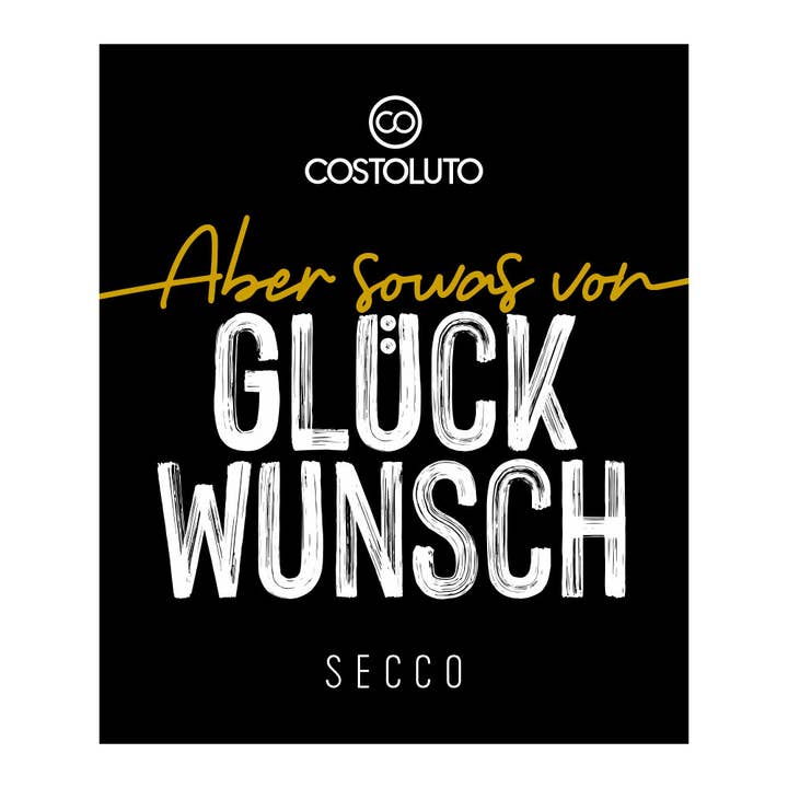 COSTOLUTO - Wholesale Wine Proxy - but such a CONGRATULATIONS / Secco 750ml / PU 61