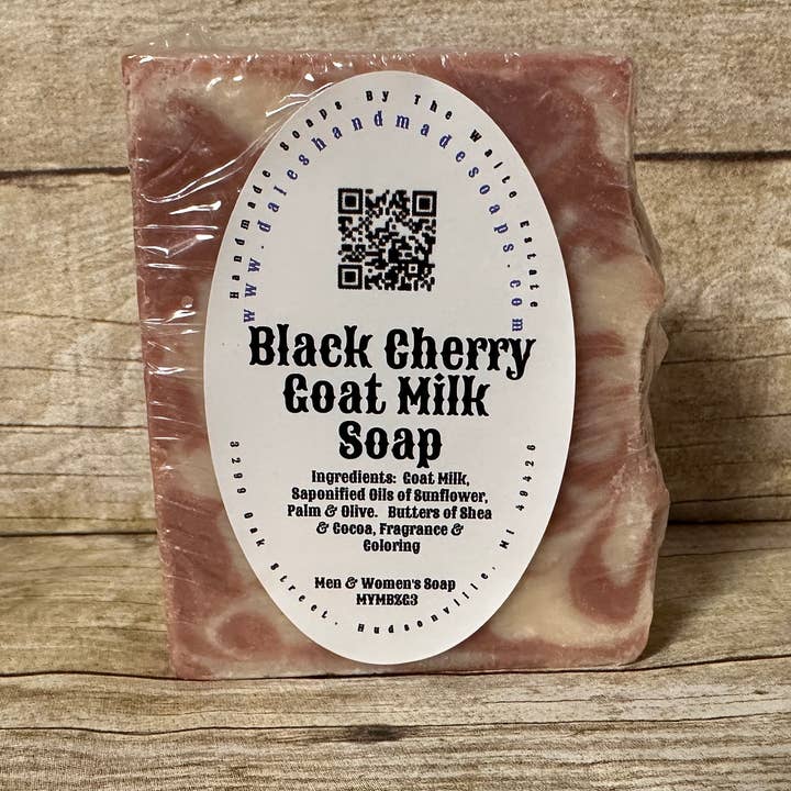 Black Cherry Goat Milk Soap for wholesale by Dales Handmade Soaps & More