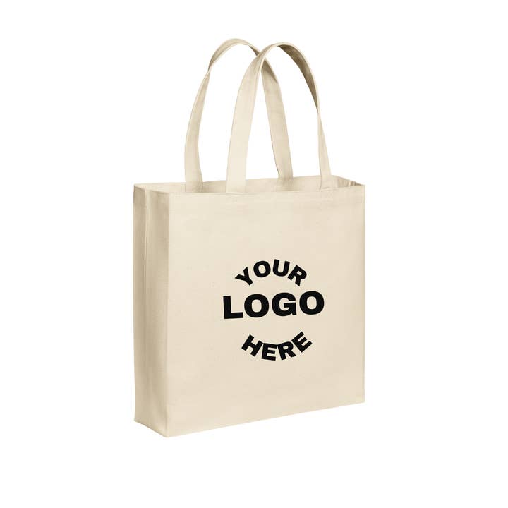 Custom Cotton Canvas Tote | Full-Color DTF Logo Printing for wholesale by Hansjay creations
