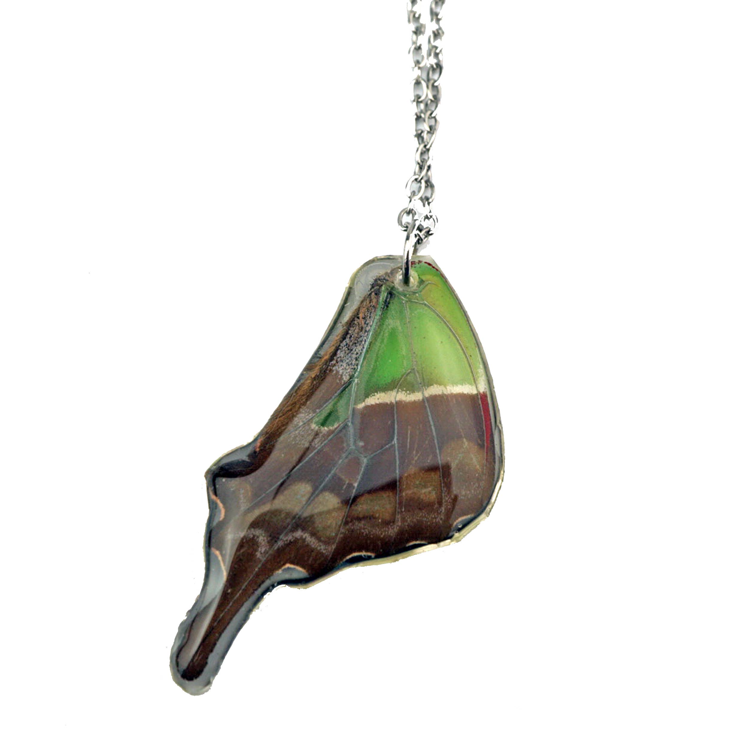 The Pretty Pickle – wholesale Pendant/charm necklace – Purple Spotted Hind Wing Necklace1