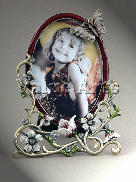 Butterfly Oval Picture Frame for wholesale by Value Arts