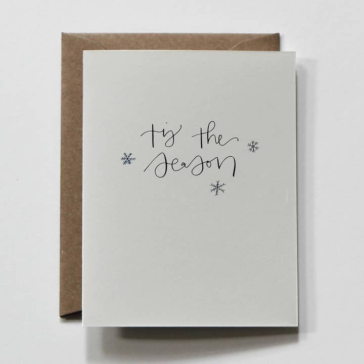 everglow handmade - Wholesale Season's Greetings Card - 'Tis the Season | Season's Greetings Holiday Greeting Card