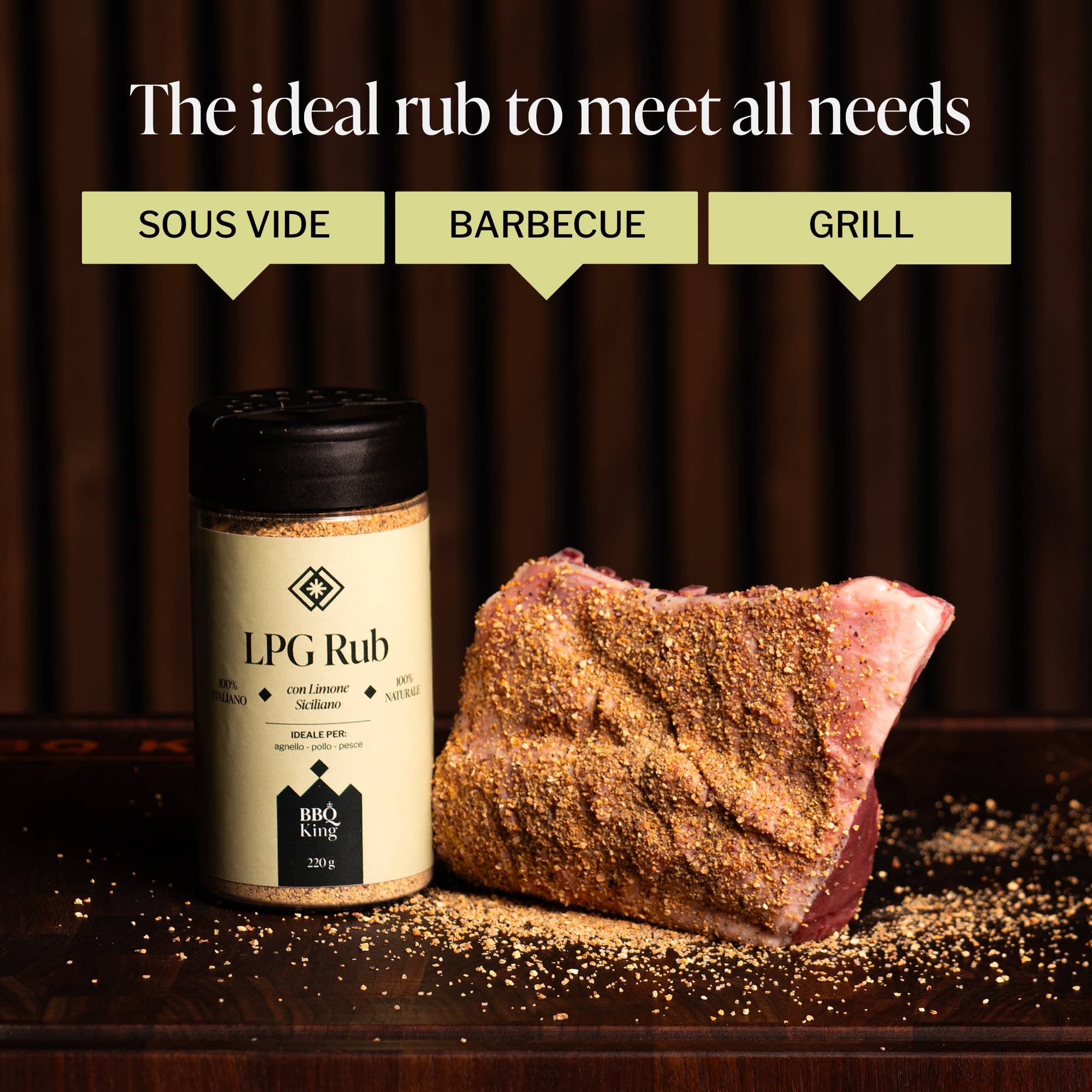 BBQ King - Wholesale Rub - LPG Rub 210 g (7.41OZ)3