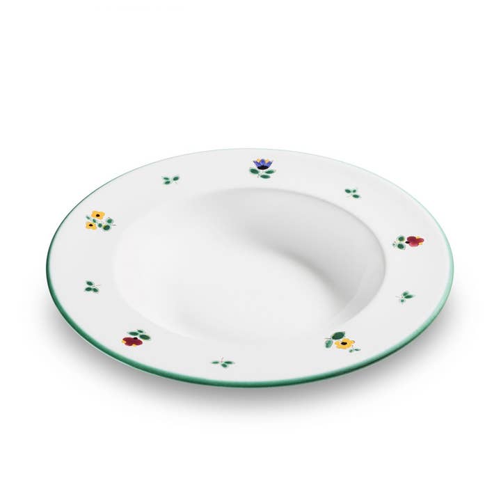 Fiori sparsi, piatto fondo, gourmet (diametro 24 cm) per la vendita all'ingrosso da parte di Gmundner Keramik Handels GmbH