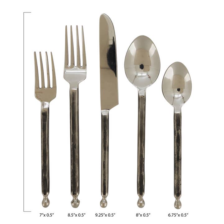 Saro Lifestyle - Wholesale Flatware Set - Stainless Steel Flatware - Minimalist Style5