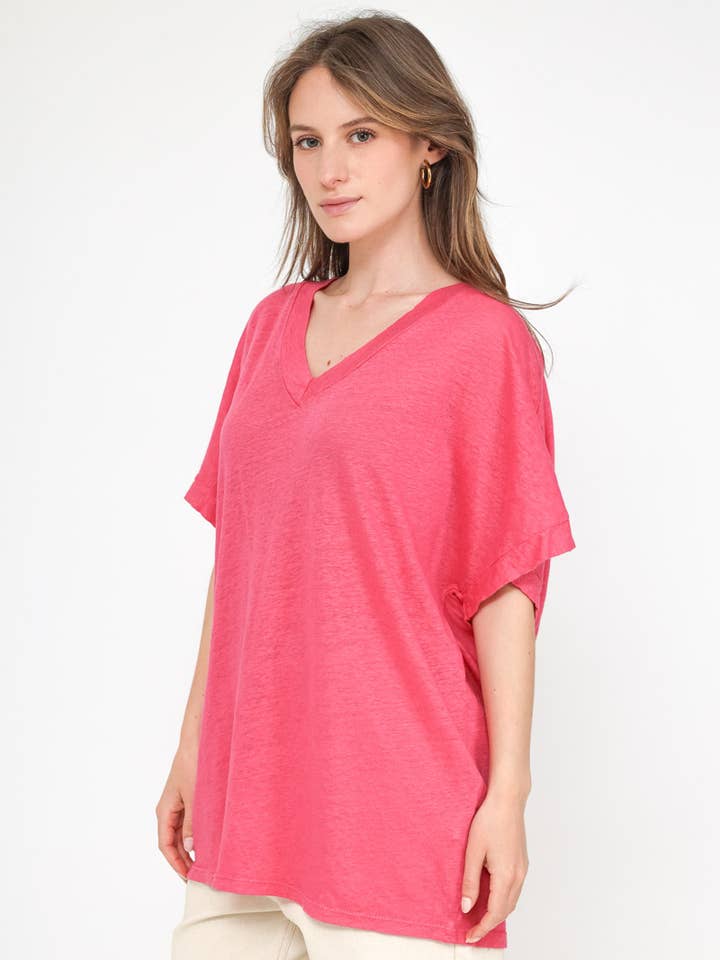NOELINE - Wholesale T-Shirt - Women's - 12599 linen top6