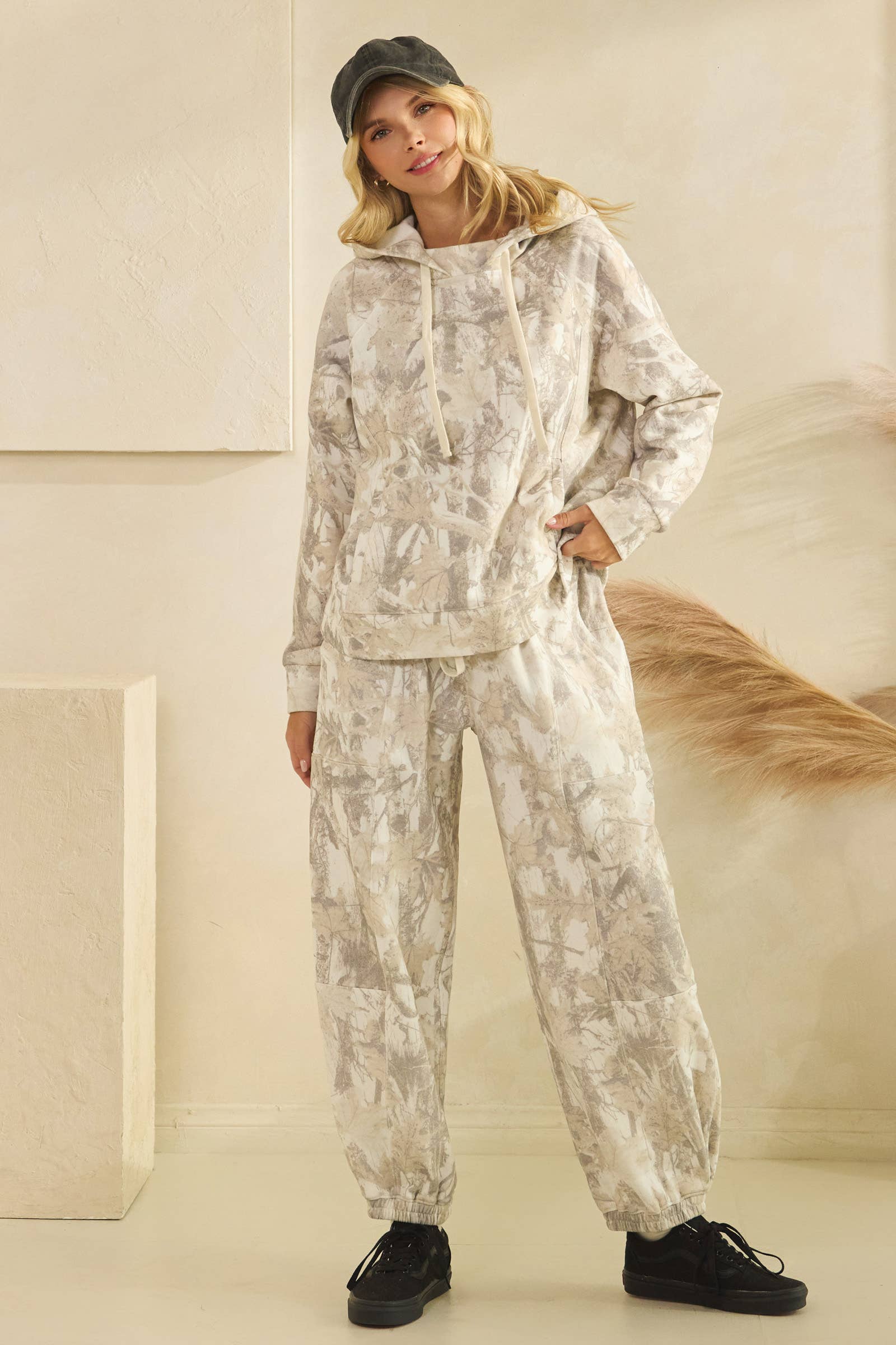 Veveret - Wholesale Pants - Women's - Printed French Terry Pants62