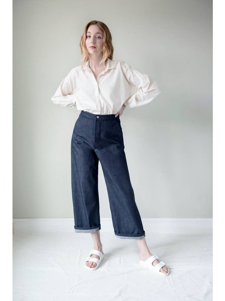 UQNATU - Wholesale Button Down Shirt - Women's - Long Sleeve Smock Organic Batiste3