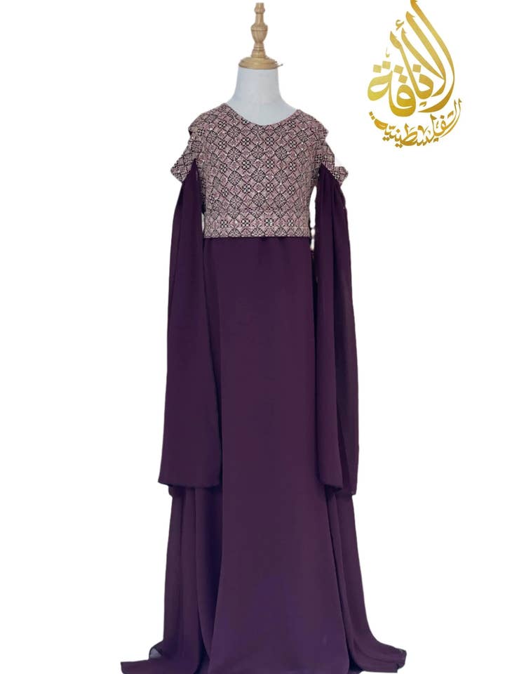Charming Girls Embroidered Dress: Elegance & Comfort for Every Occasion for wholesale by Palestinian Elegance