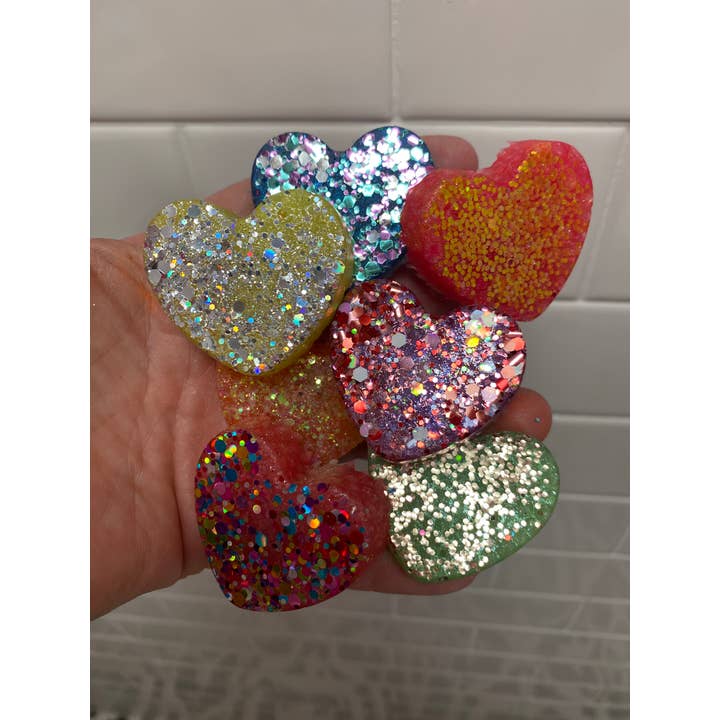 Wild Stella Wholesale - Wholesale Car Freshener - Women's - NEW STYLE! Candy colored heart vent clips with glitter!