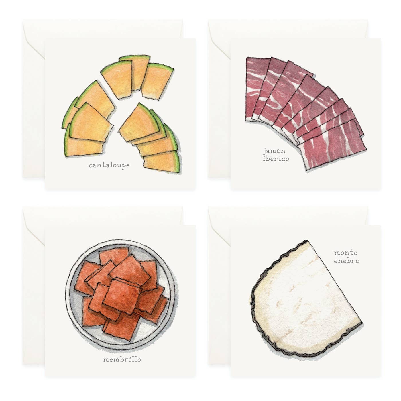 Yeesan Loh - Wholesale Stationery/Notecard Set - Mini Cards Set / Charcuterie Boards11