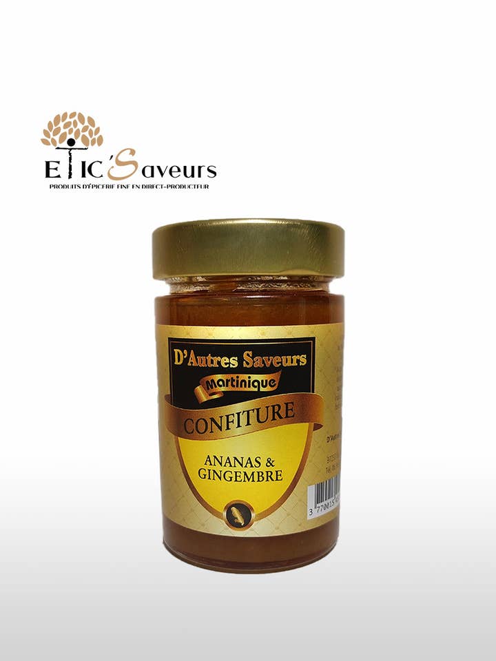 Marmellata di ananas e zenzero — Altri gusti per la vendita all'ingrosso da parte di Etic's
