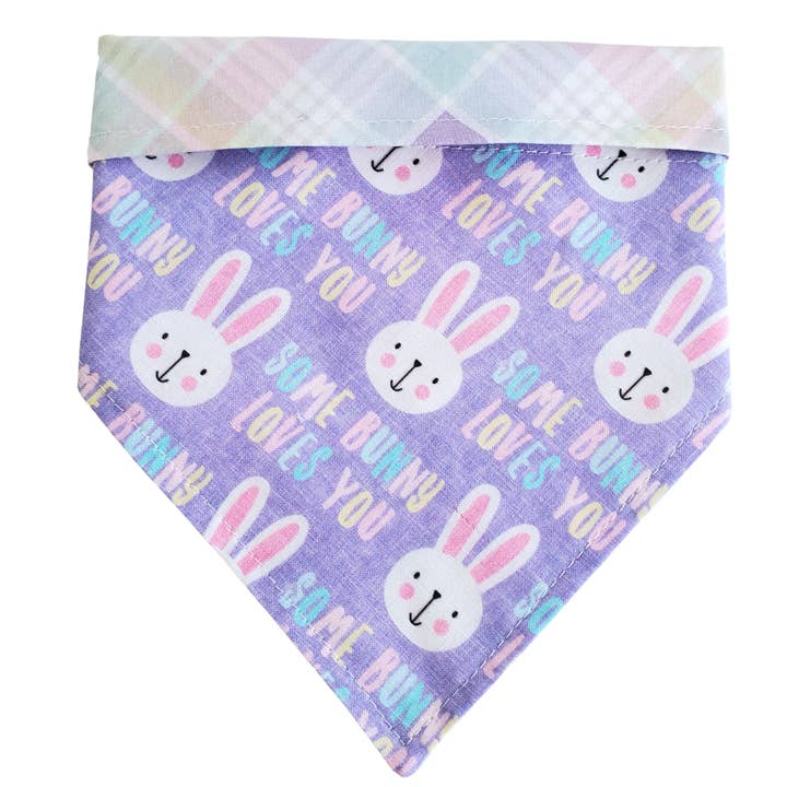 Charlie & the Hound - Wholesale Pet Bandana - Dog - Some Bunny - Reversible Dog Collar Bandana0
