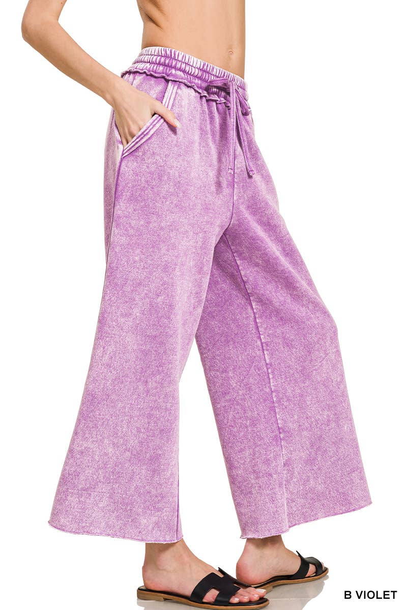 42POPS - Wholesale Lounge Sweatpants/Joggers - Women's - `.Snow Wash Fleece Sweatpants With Pockets17