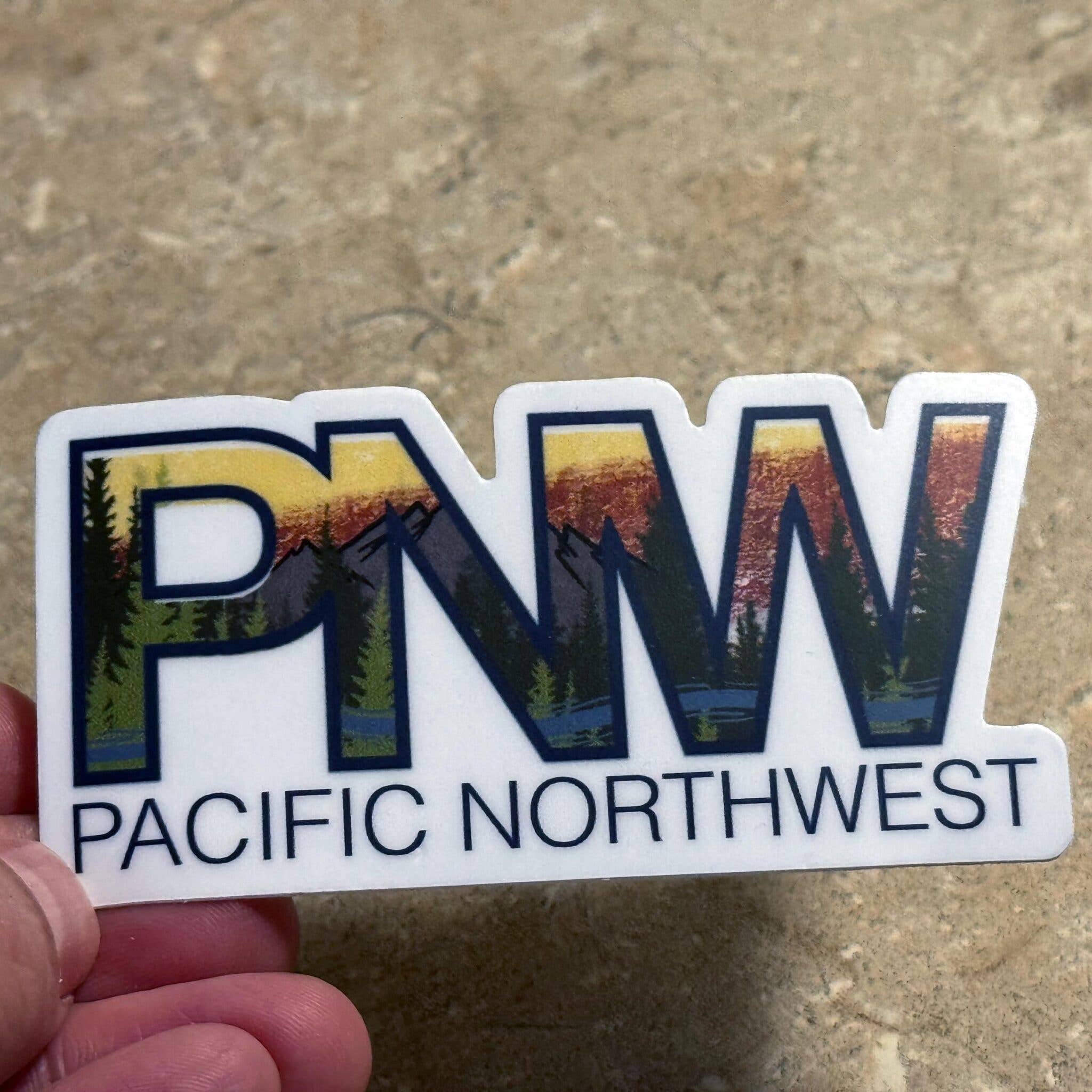 Beth Ann Erickson Designs - Wholesale Sticker - PNW Stickers Water Bottle, Pacific Northwest Sticker2