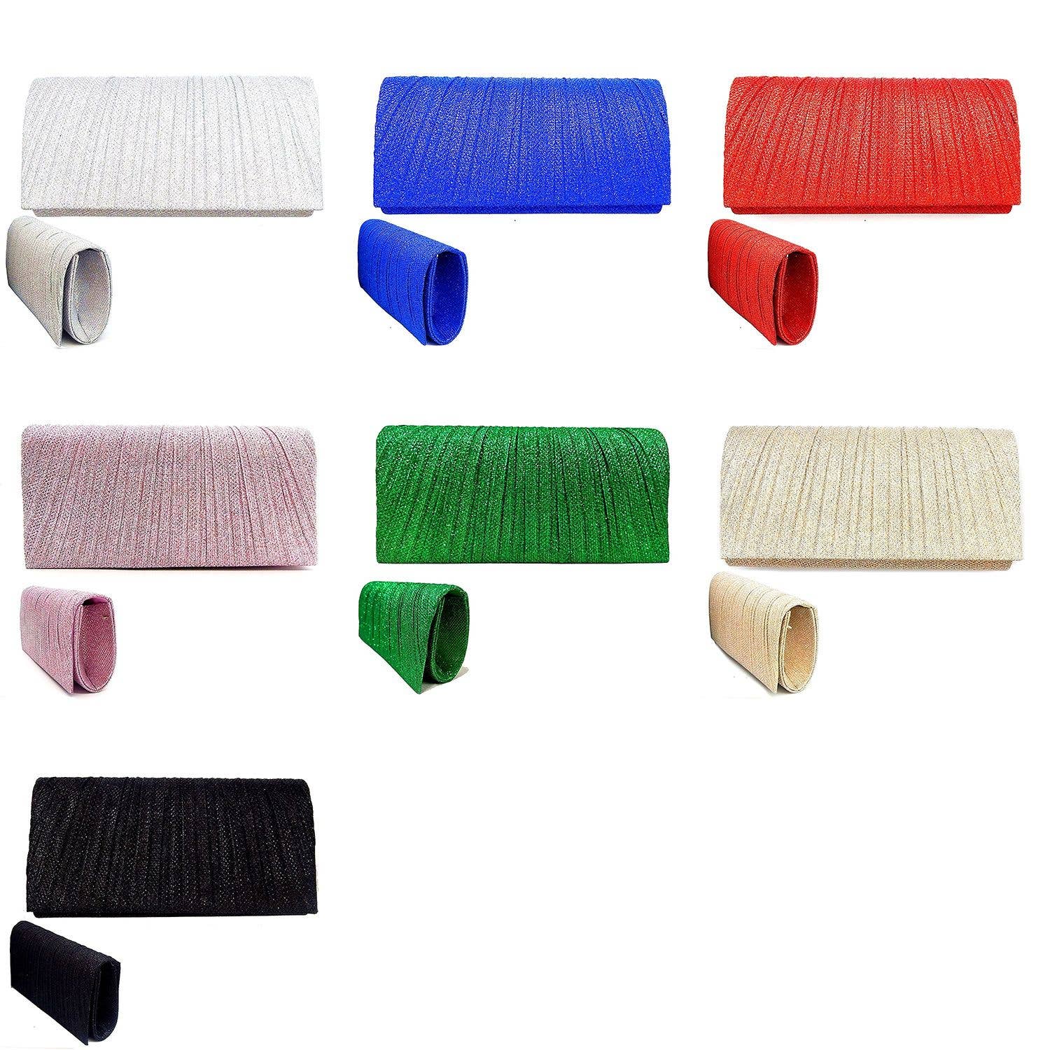 Diacly - Vente Pochette – femme - Pochette de soirée scintillante pour mariage et bal12