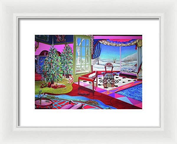Sharon Tatem Fashion LLC - Wholesale Painting/Drawing - Christmas Painting - Framed Print6