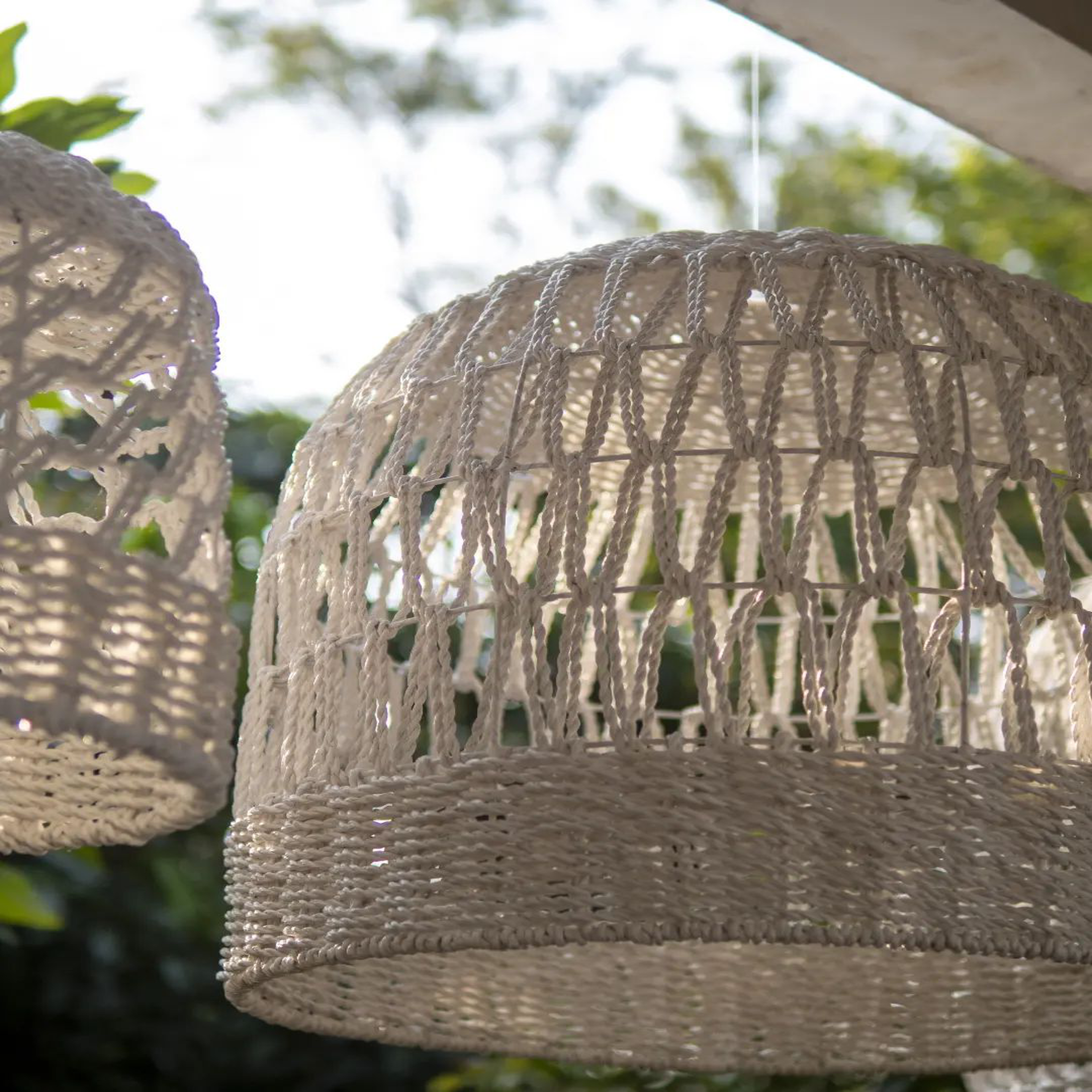 Ecozuper - Vendita all'ingrosso Lampadario/lampada a sospensione - Ciondolo Seagrass bianco2