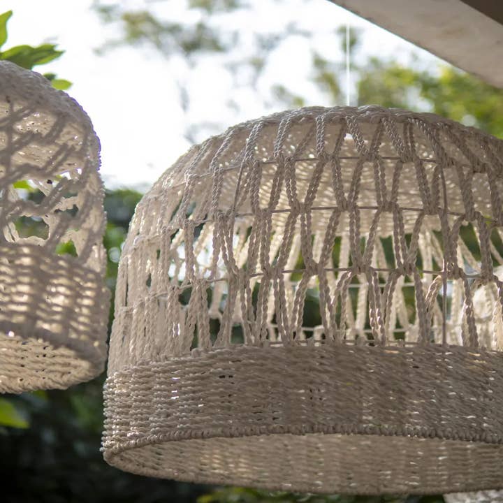 Ecozuper - Vendita all'ingrosso Lampadario/lampada a sospensione - Ciondolo Seagrass bianco2