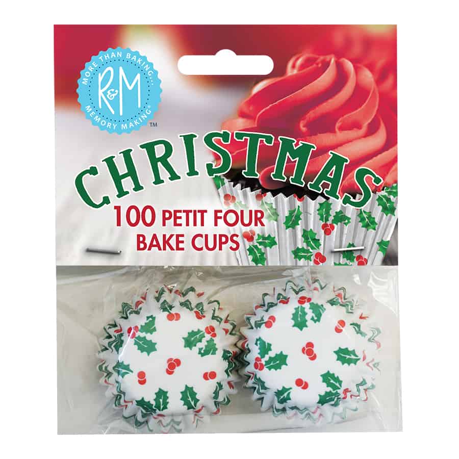R&M International - Wholesale Cupcake/Muffin Liner - Petit Four Cupcake Liners Christmas /1001