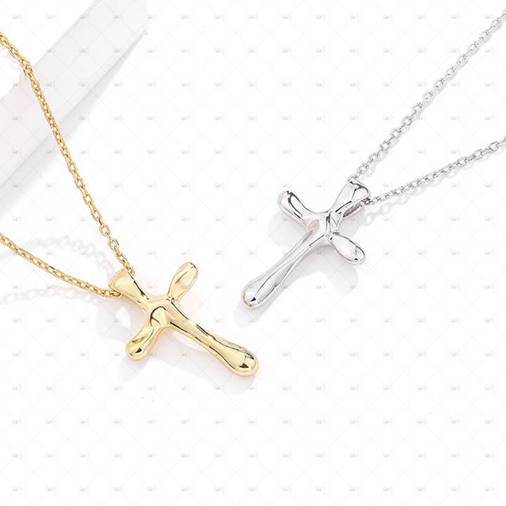 S925 silver klassiskt kors hänge halsband för wholesale av Gioiellin - S925 Silver Jewelry