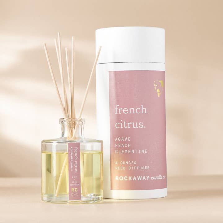French Citrus Reed Diffuser for wholesale by Rockaway Candle Co