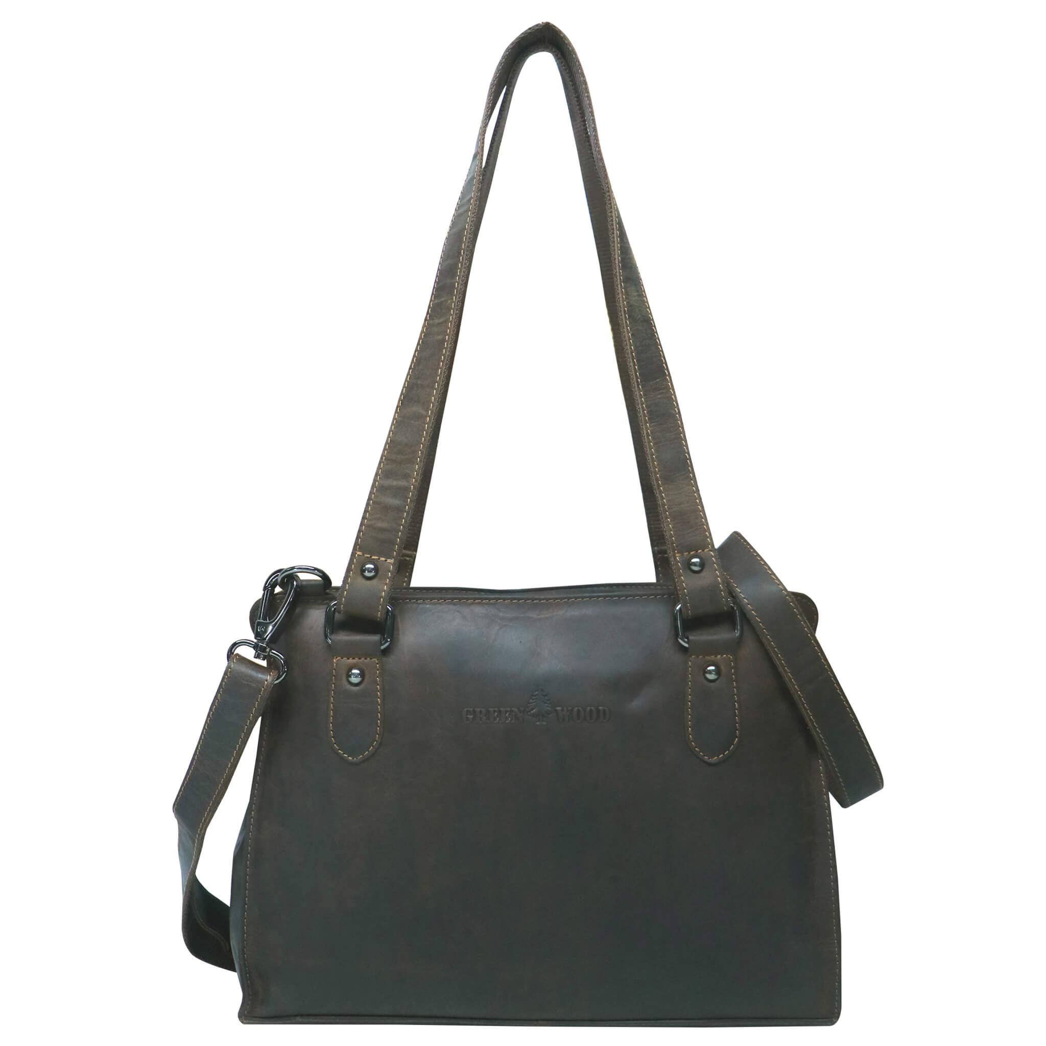 Greenwood – wholesale Axelremsväska – Dam – Greenwood Madi liten handväska i läder för kvinnor7