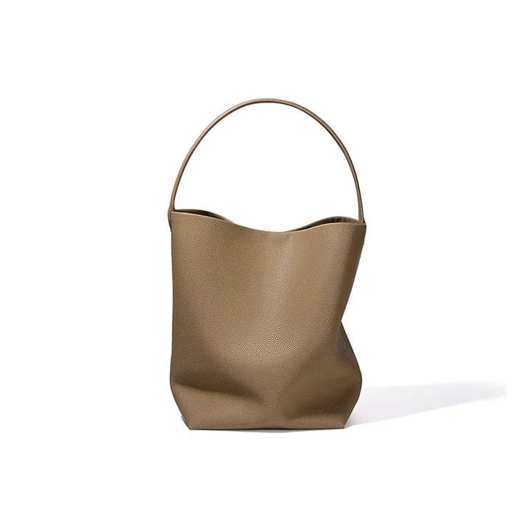 Leather Cowhide Bucket Bag – Large Everyday Purse for wholesale by Sweet Cherry Sky