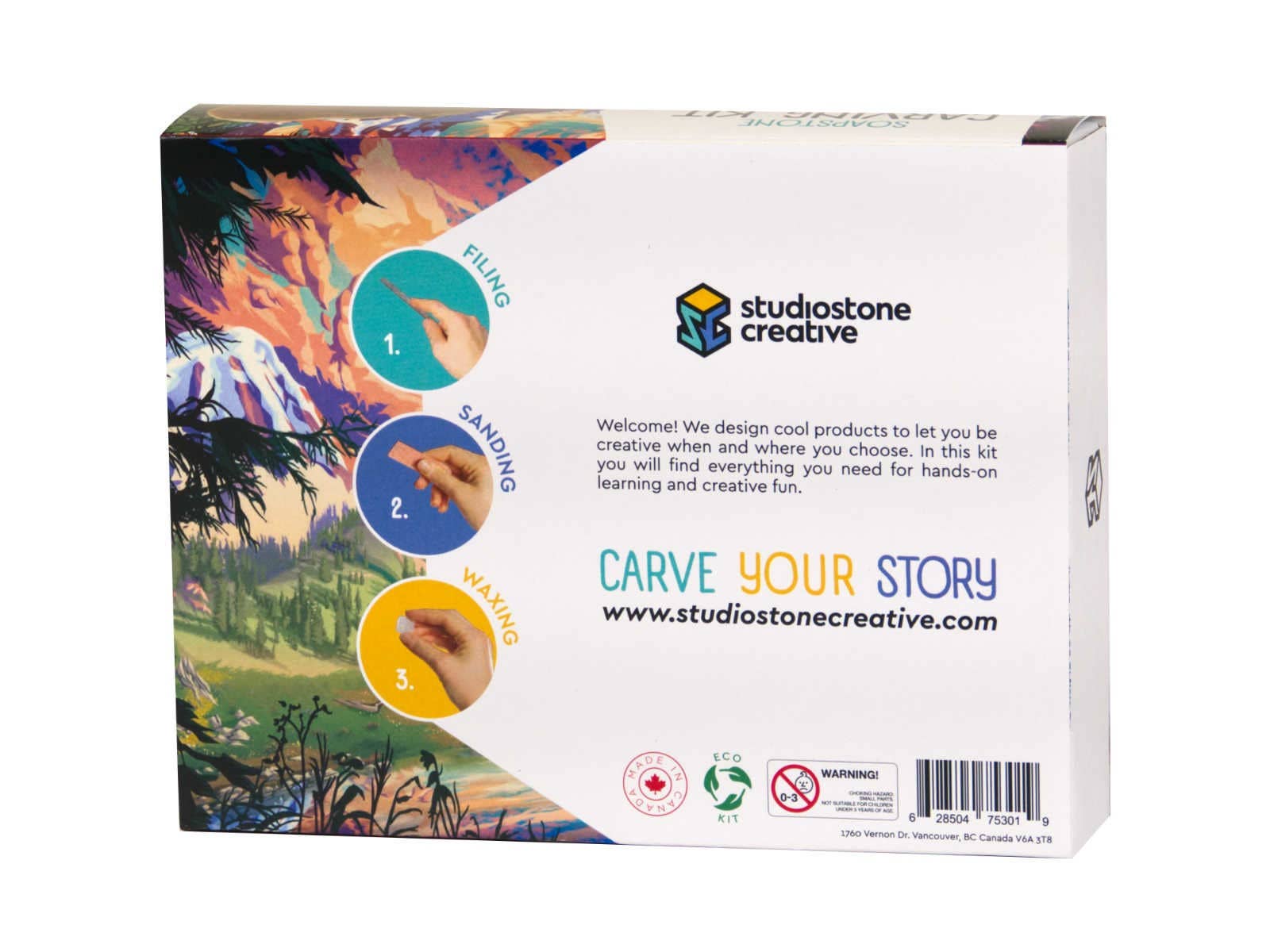 Studiostone Creative - Wholesale DIY Craft Kit - Bear & Wolf Soapstone Carving Kit1