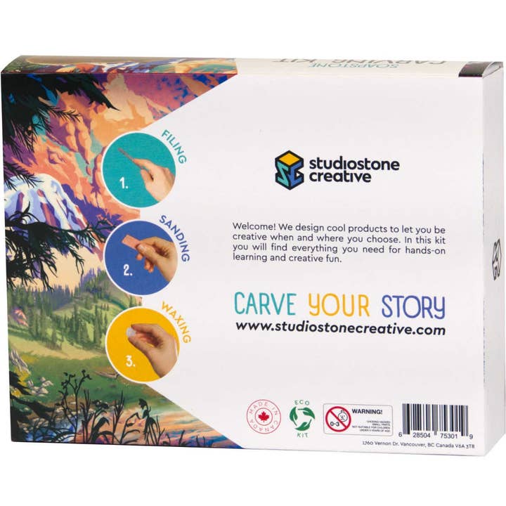 Studiostone Creative - Wholesale DIY Craft Kit - Bear & Wolf Soapstone Carving Kit1
