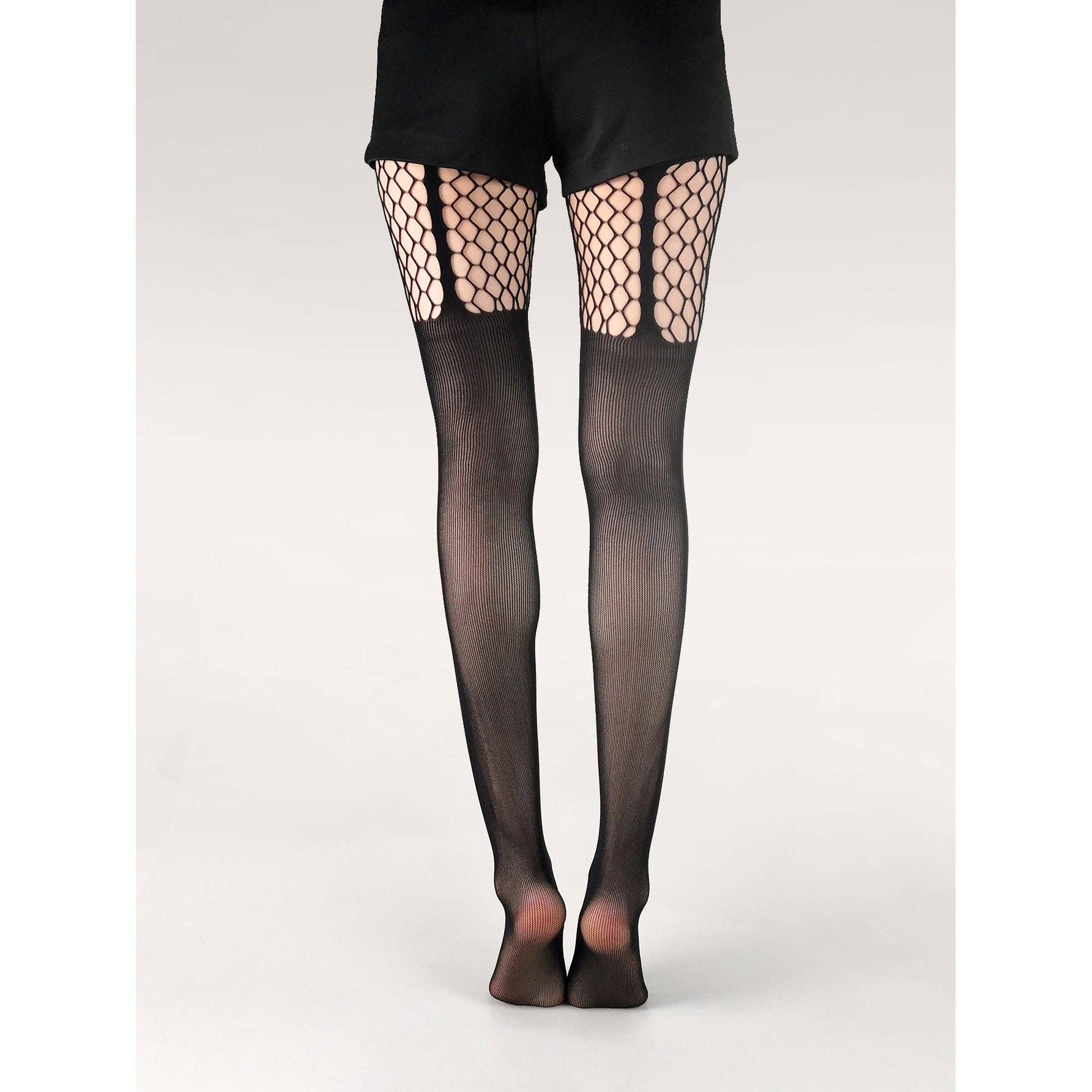 SALINA TRADING INC - Wholesale Stockings - Women's - Sexy Fishnet Stockings with Bow Detail Adult Hosiery4