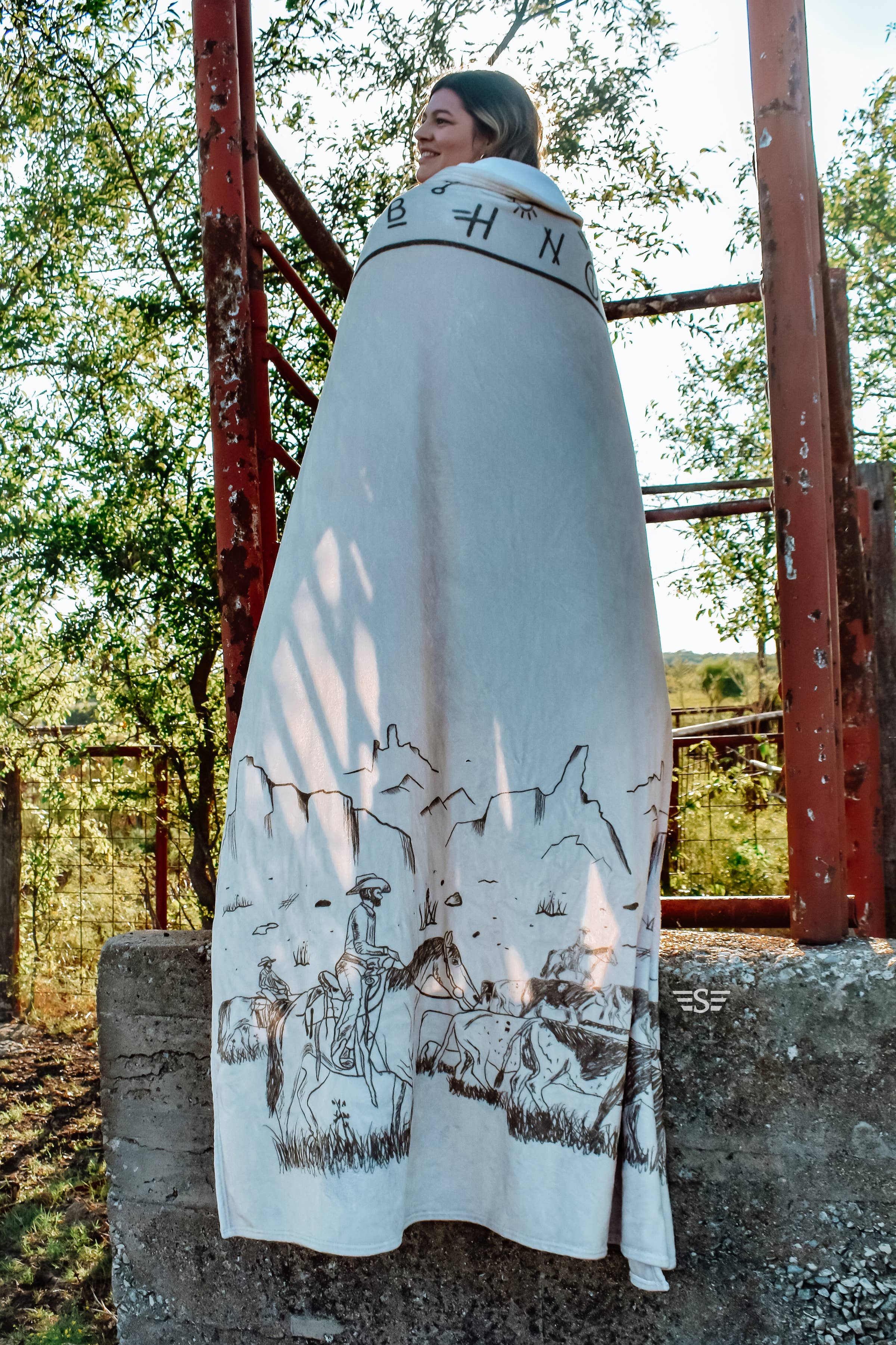 Flying S Company – wholesale Prydnadsfilt – Cattle Drive filt5