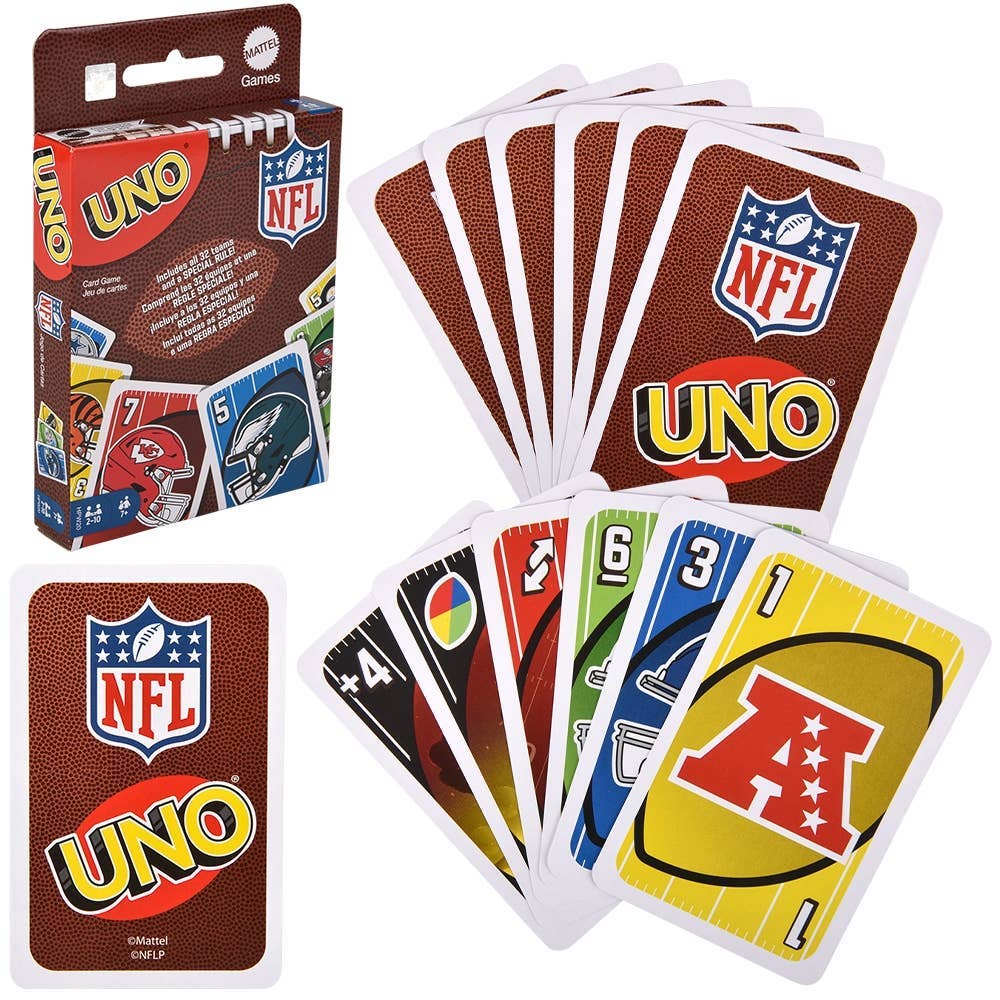 La Luna Bella - Toys - Wholesale Card Game - Mattel Card Games Uno Uno NFL - LLB Toys0
