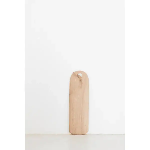 High crafty - Vente Planche à découper - Planche à découper marocaine en noyer faite à la main avec sangle en cuir –1