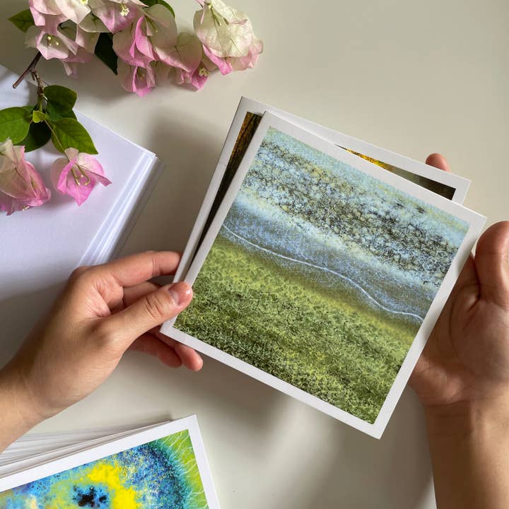 Bain d'octobre - Carte postale artistique pour la vente par Galerie Artwave