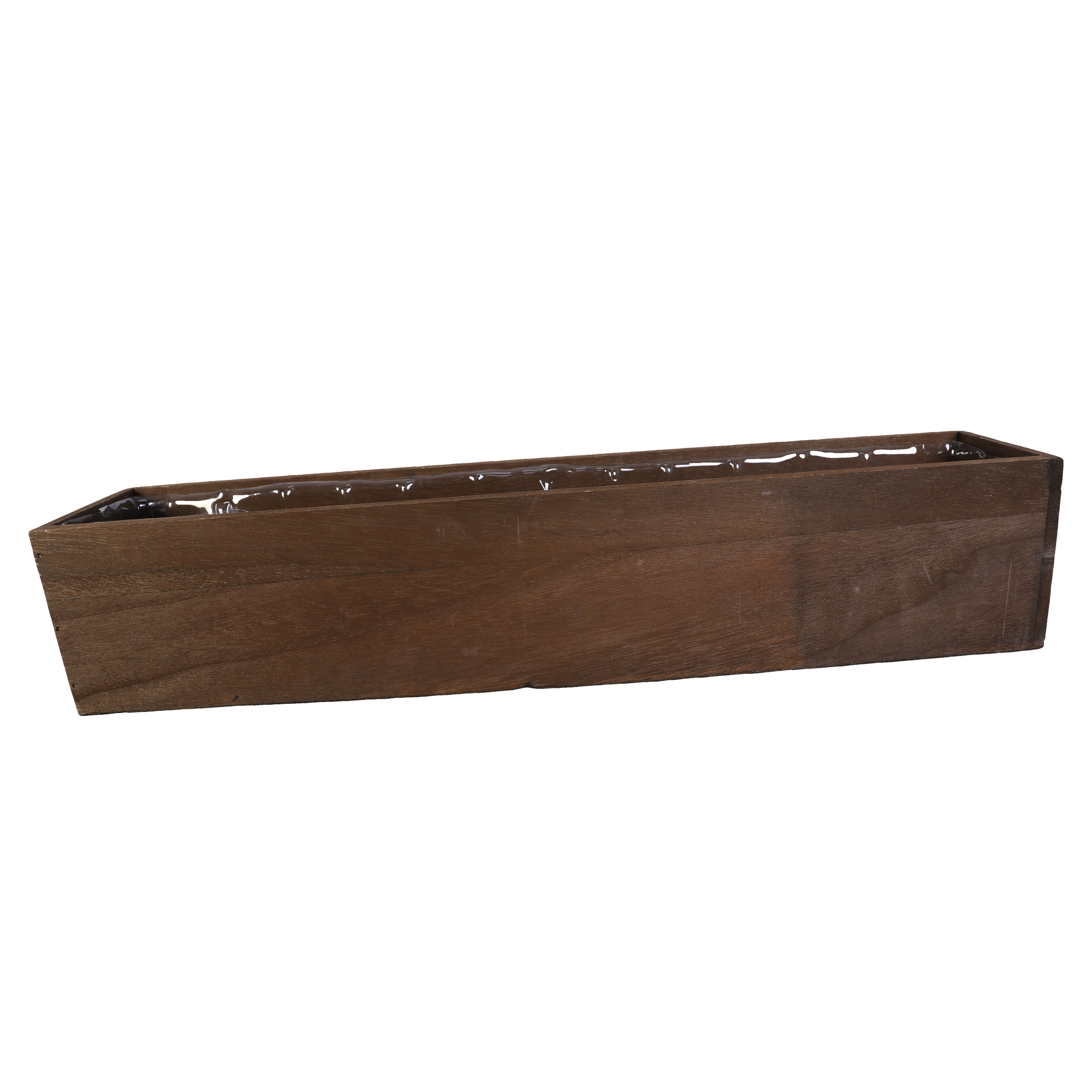 SWS BASKETS AND HOME DECOR - Wholesale Planter Box - Wood Planter Boxes with Liner Floral Accessories 20X3.75"3