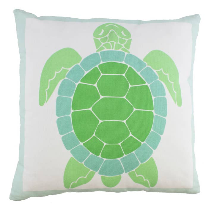 SALE Sea Turtle Throw Pillow for wholesale by Beachcombers