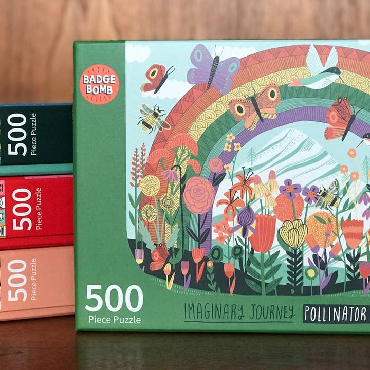 Badge Bomb - Wholesale Puzzle - Adult - Pollinator Playground Jigsaw Puzzle1